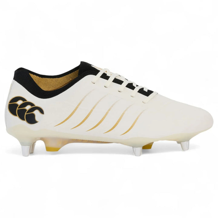 Chaussures de rugby Canterbury Phoenix 2.0 Elite SG blanches