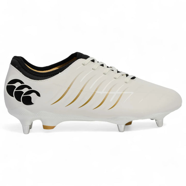 Chaussures de rugby Canterbury Phoenix 2.0 Team SG blanches