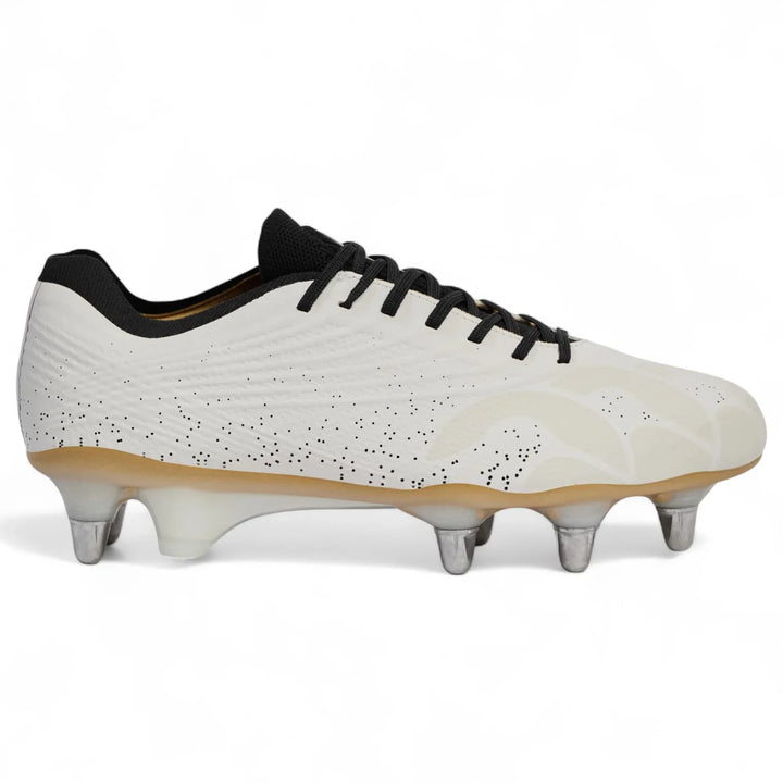 Chaussures de rugby Canterbury Stampede Groundbreak Elite SG blanches