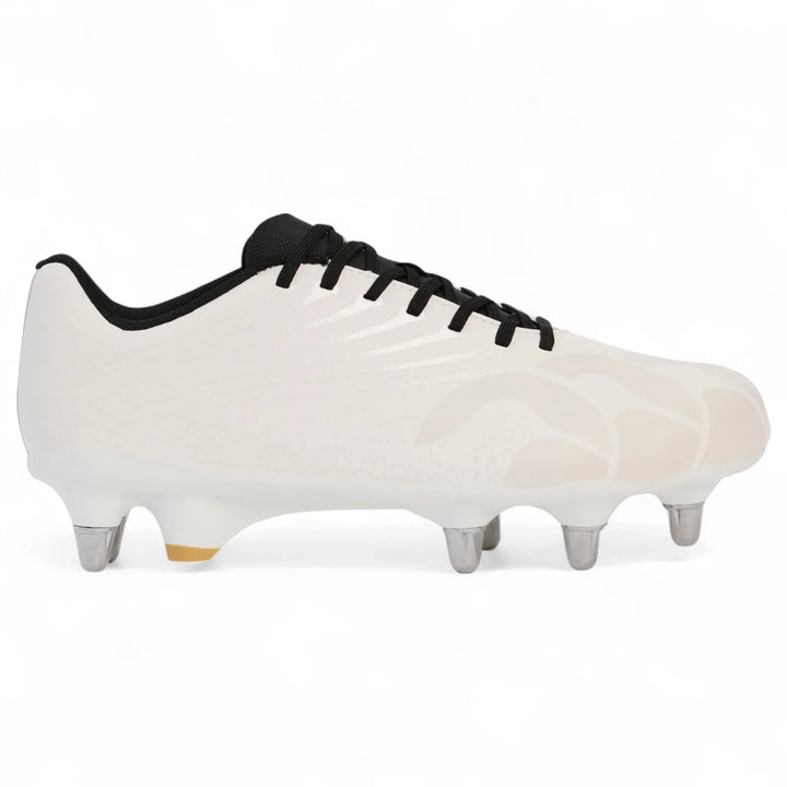Chaussures de rugby Canterbury Stampede Groundbreak Team SG blanches