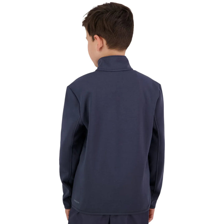 Haut d'entraînement Canterbury Tempo+ 1/4 Zip pour enfants, bleu marine 