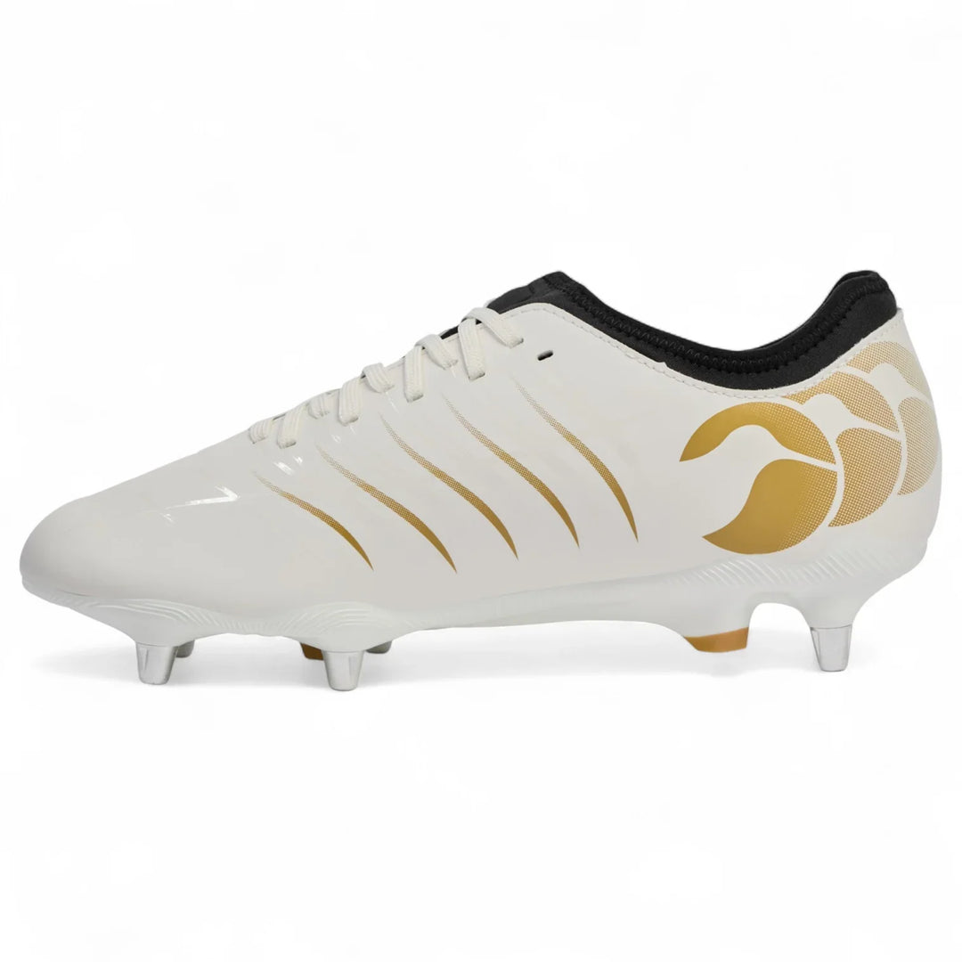 Chaussures de rugby Canterbury Phoenix 2.0 Team SG blanches