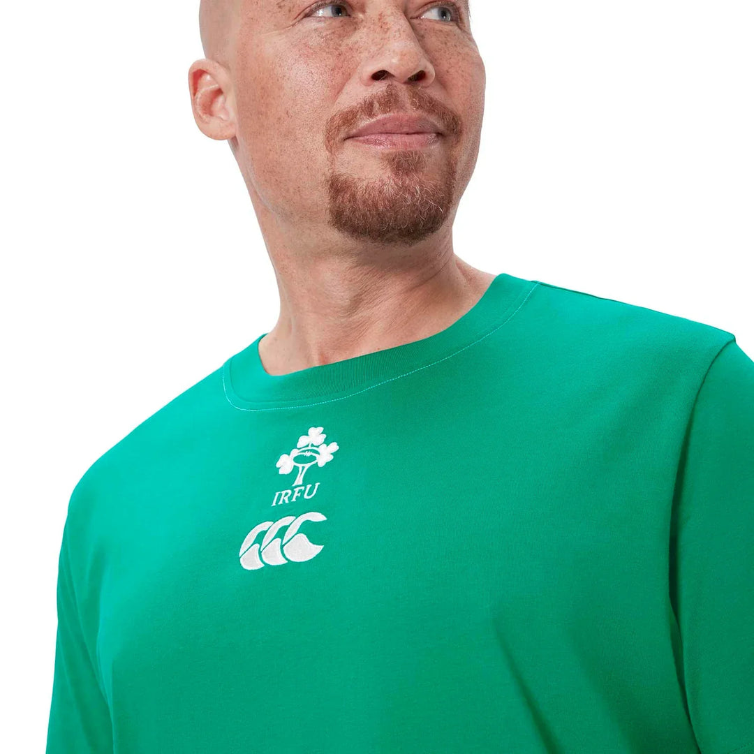 T-shirt en Coton Équipe Irlande Rugby 2024/25 Homme Canterbury