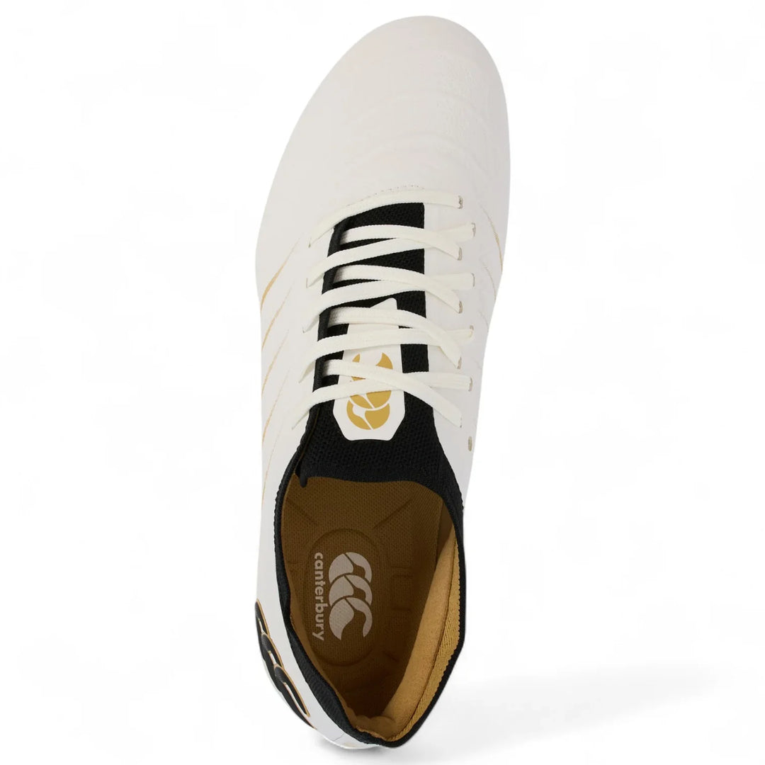 Chaussures de rugby Canterbury Phoenix 2.0 Elite SG blanches