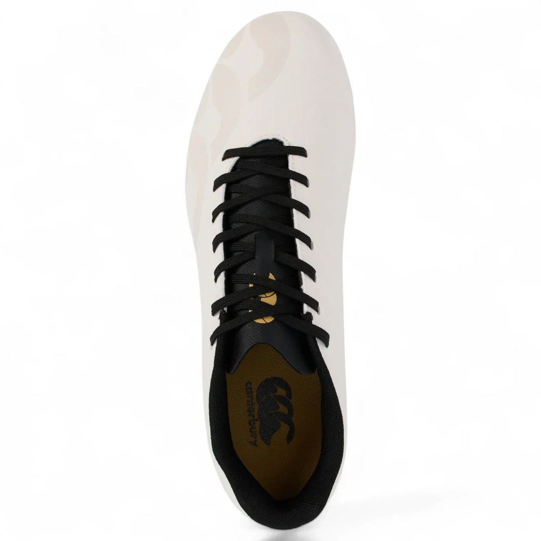 Chaussures de rugby Canterbury Stampede Groundbreak Team SG blanches