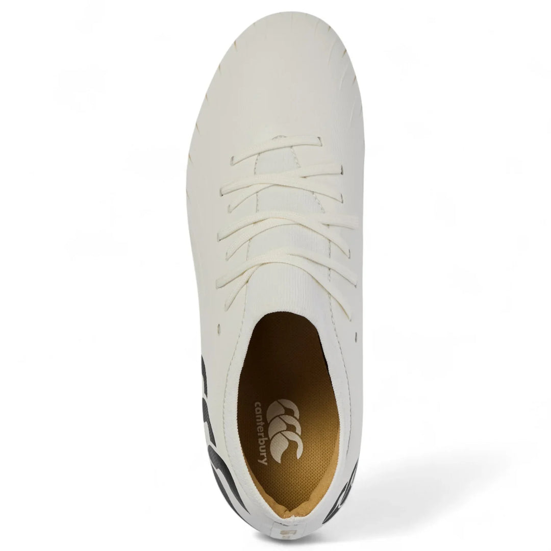 Chaussures de rugby Canterbury Speed ​​Falcon Pro SG blanches