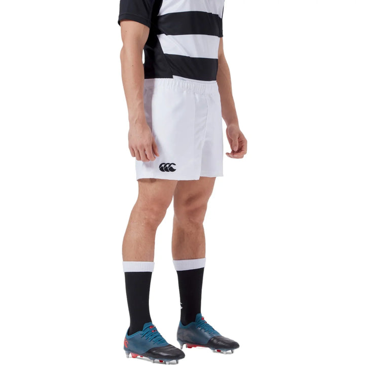Short d'entraînement Canterbury pour homme, blanc (avec poches)