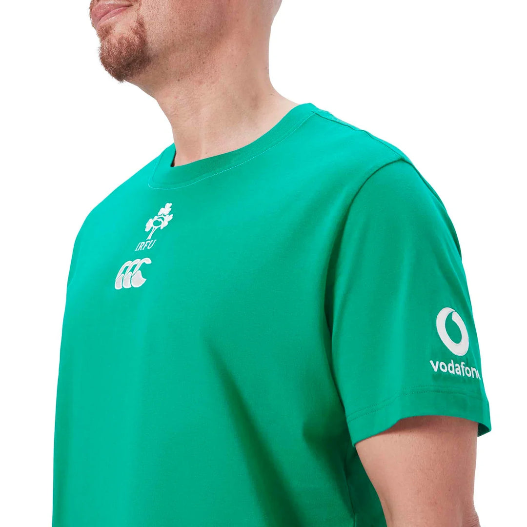 T-shirt en Coton Équipe Irlande Rugby 2024/25 Homme Canterbury