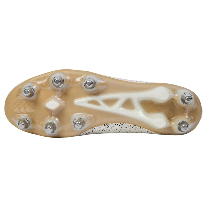 Chaussures de rugby Canterbury Stampede Groundbreak Elite SG blanches