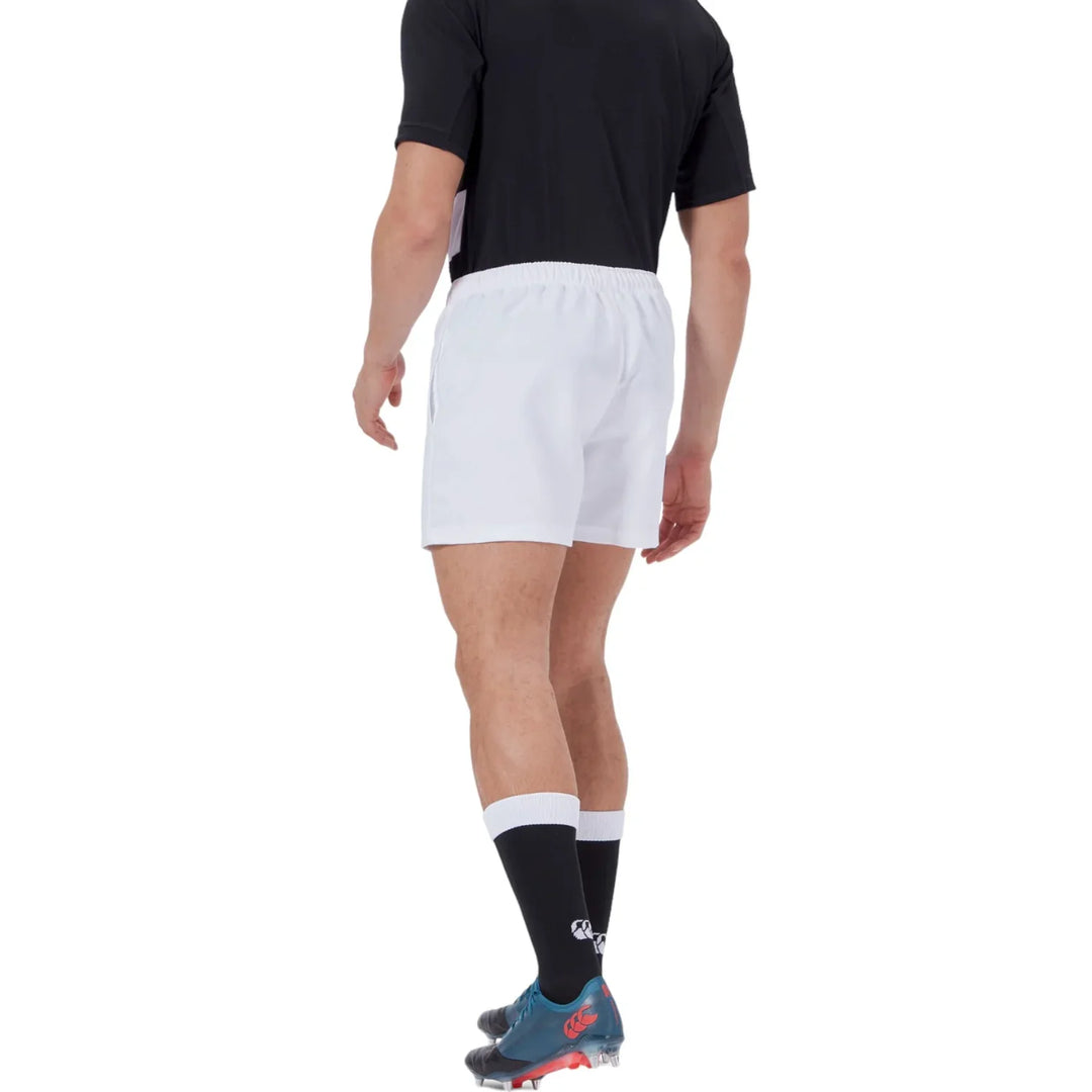 Short d'entraînement Canterbury pour homme, blanc (avec poches)