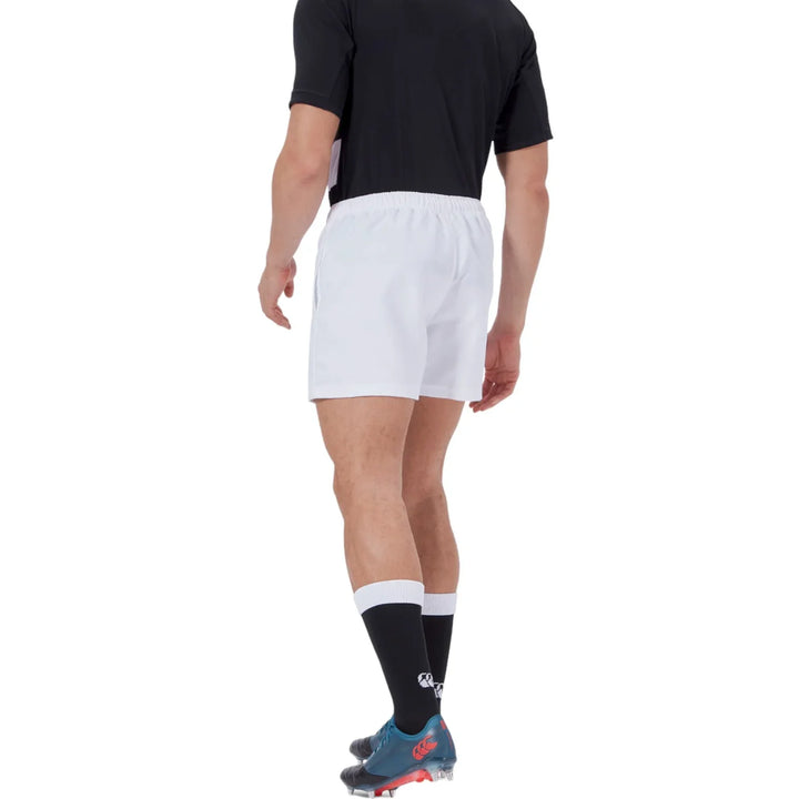 Short d'entraînement Canterbury pour homme, blanc (avec poches)
