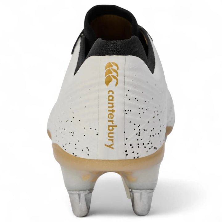 Chaussures de rugby Canterbury Stampede Groundbreak Elite SG blanches