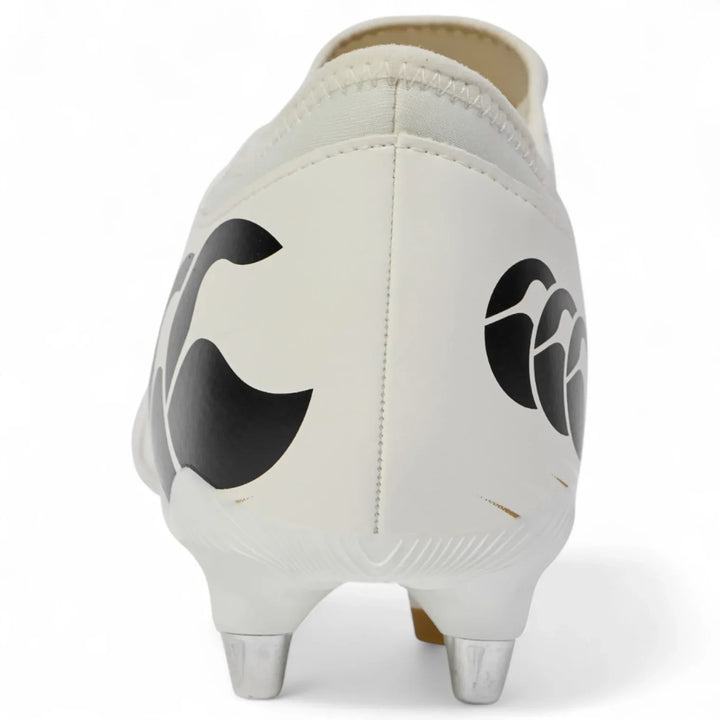 Chaussures de rugby Canterbury Speed ​​Falcon Team SG blanches