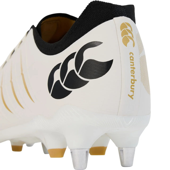Chaussures de rugby Canterbury Phoenix 2.0 Pro SG blanches