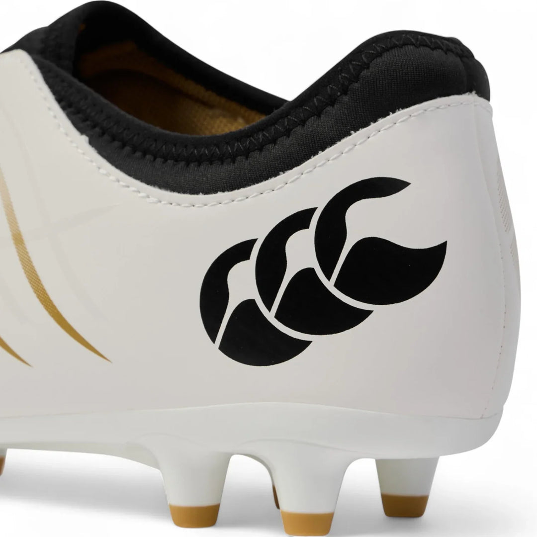 Canterbury Phoenix 2.0 Team FG Rugby Boots White