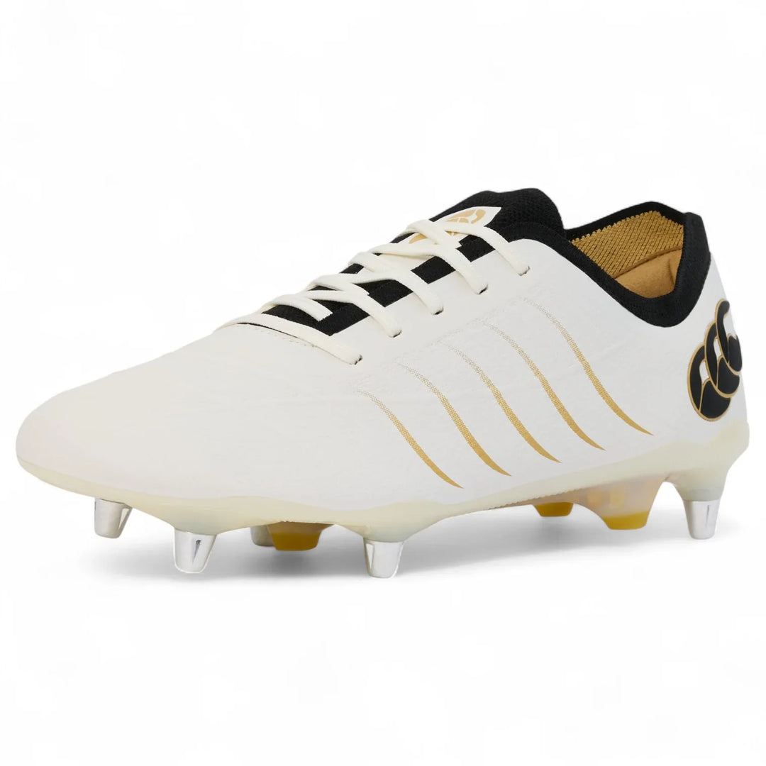 Chaussures de rugby Canterbury Phoenix 2.0 Elite SG blanches