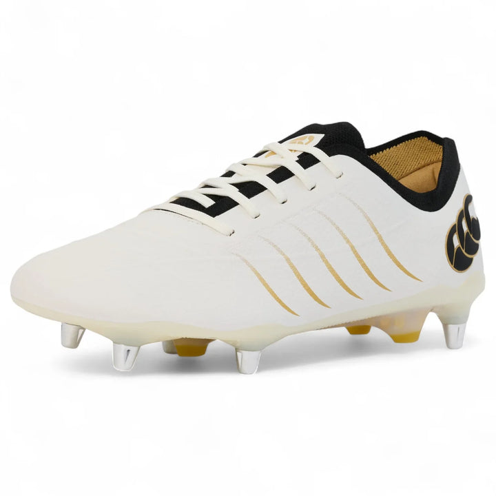 Chaussures de rugby Canterbury Phoenix 2.0 Elite SG blanches