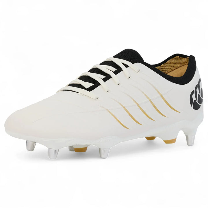 Chaussures de rugby Canterbury Phoenix 2.0 Pro SG blanches