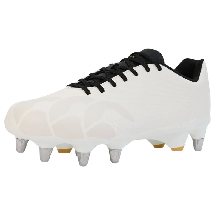 Chaussures de rugby Canterbury Stampede Groundbreak Team SG blanches