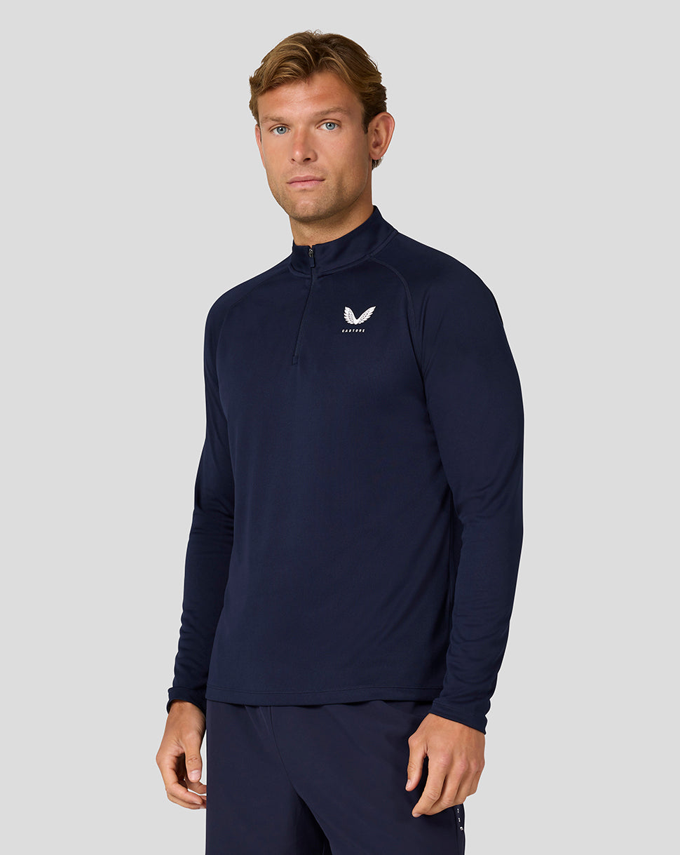 Castore Adapt Training 1/4 Zip Top Men Navy