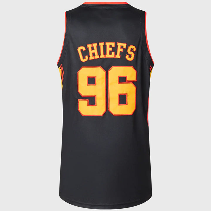 Maillot de Basketball Classic Chiefs Super Rugby 2025 Noir/Rouge