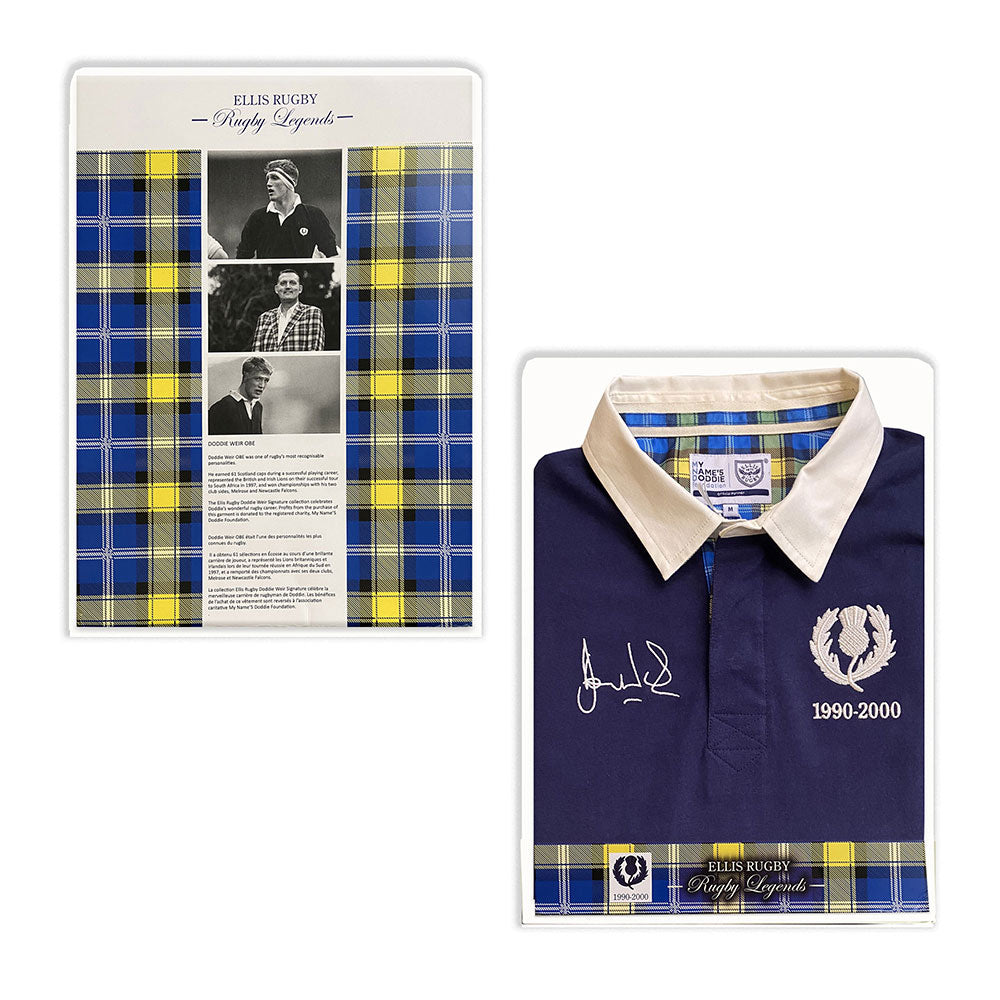 Maglia da rugby scozzese Ellis Rugby Doddie Weir