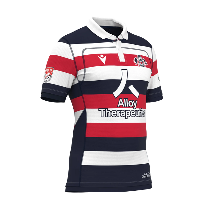Maillot domicile Macron New England Free Jacks 2025 Réplique Enfant