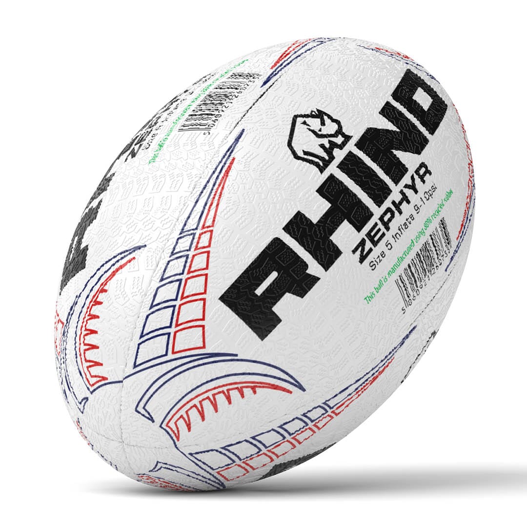 20x Zephyr Recycled Rugby Bal Maat 5
