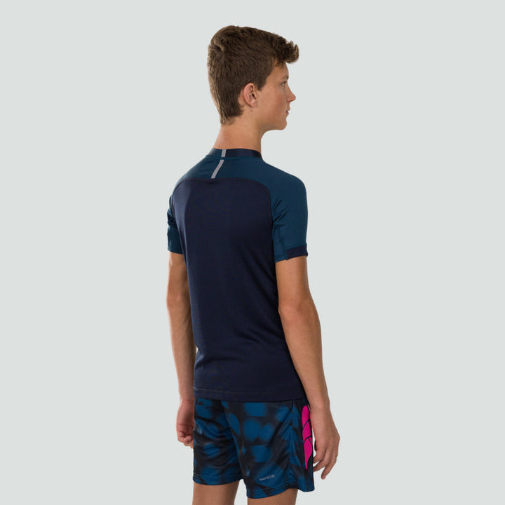 Canterbury Evader Rugby Shirt Junior Blu Navy