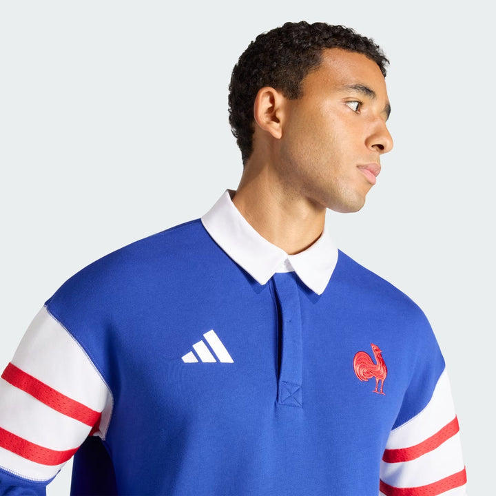 FFR Heritage Rugby Polo Shirt Long Sleeve