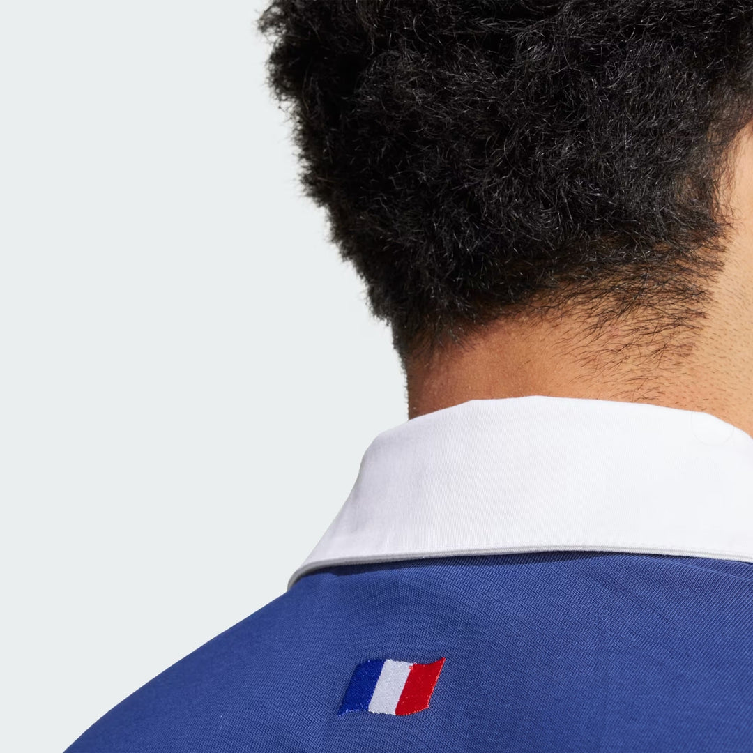 Maillot de rugby à manches longues Adidas France Culture pour homme