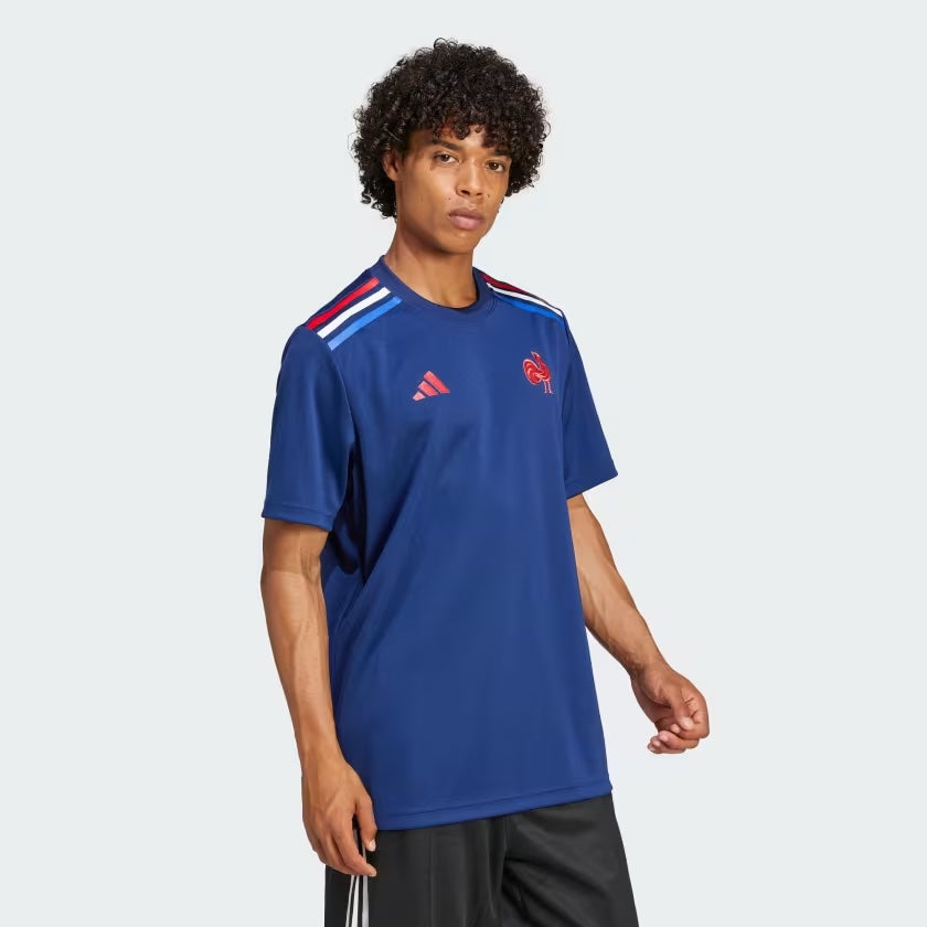 Maglietta Adidas France Rugby Home Supporter da uomo