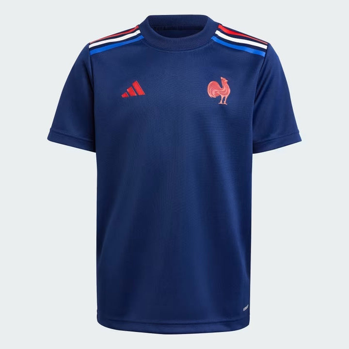 Maglietta Adidas France Rugby Home Supporter per bambini