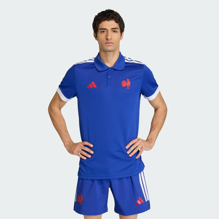 Adidas France Rugby Supporters Replica Home Polo Men