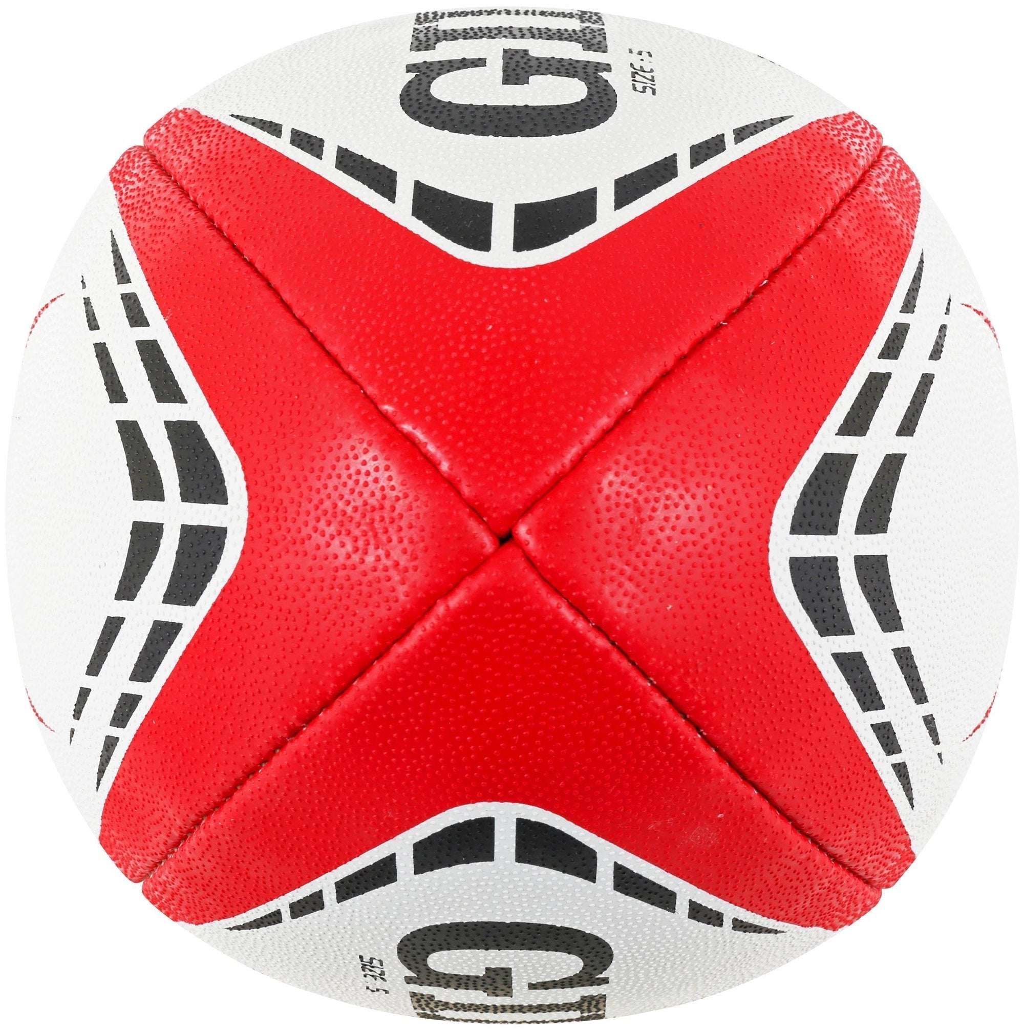 Palla Da Rugby Gilbert G-TR4000 Taglia 5 Rossa - Presa Superiore E Durata
