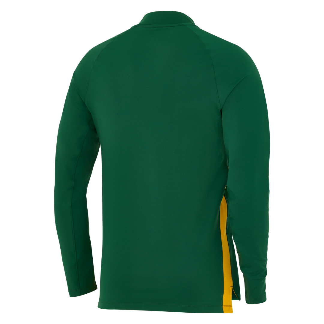 Maglia da allenamento con zip a 1/4 da uomo Nike Springboks Gorge Green