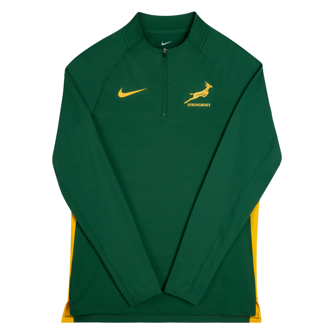 Maglia da allenamento con zip a 1/4 da uomo Nike Springboks Gorge Green