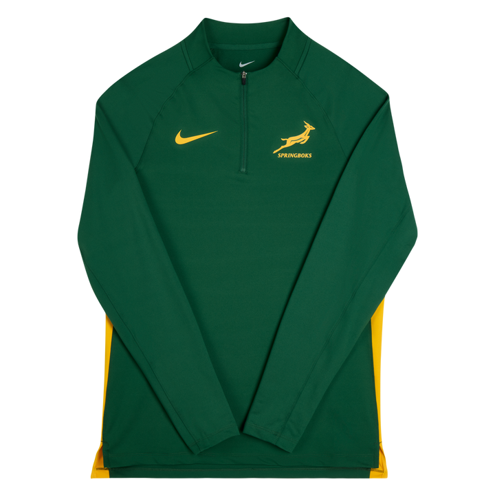 Maglia da allenamento con zip a 1/4 da uomo Nike Springboks Gorge Green