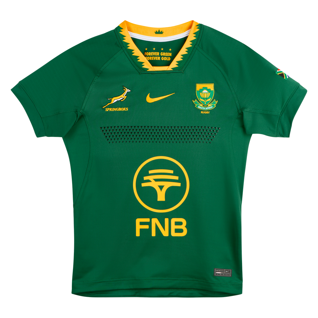 Nike Springboks Heren Match Replica Rugby Shirt Home
