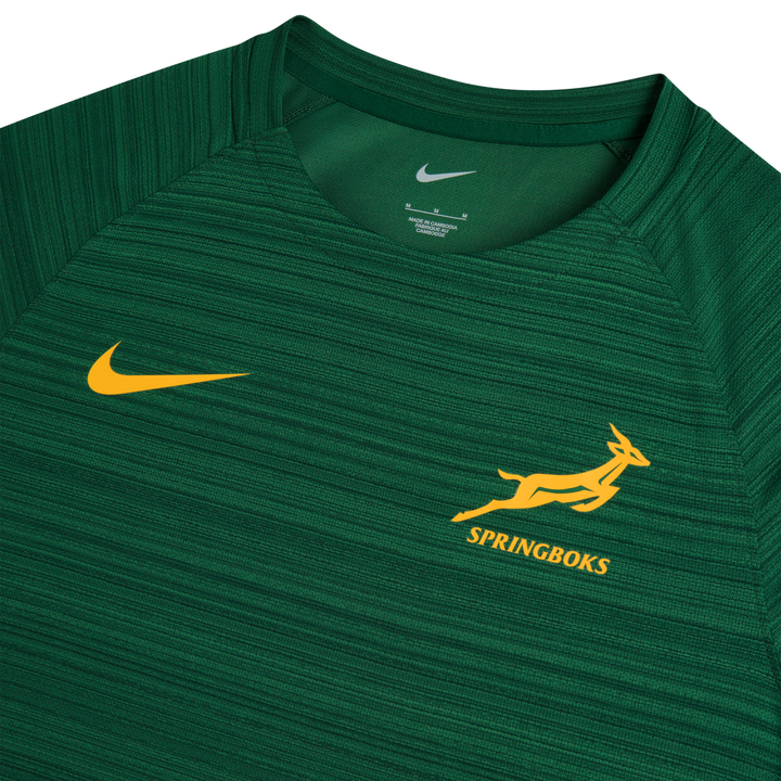 Maillot d'entraînement Nike Springboks pour homme, vert gorge