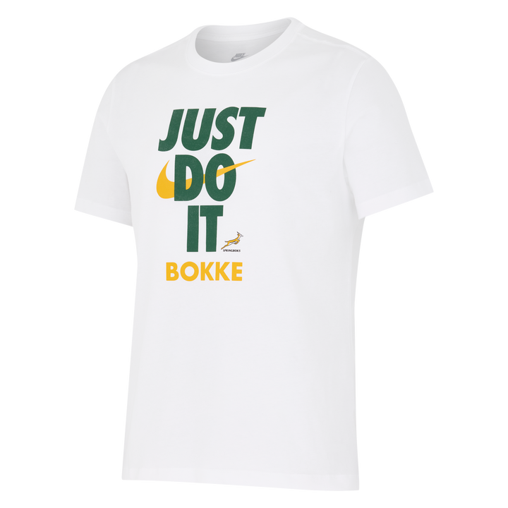 Maglietta Nike Springboks Just Do It da uomo, bianca