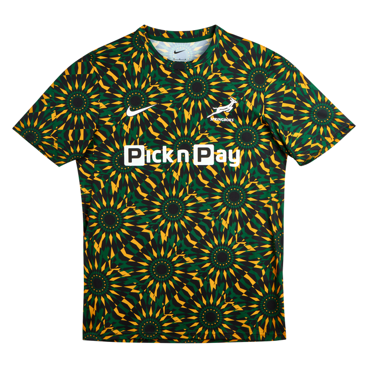 Nike Springboks Heren Pre-Match Rugby Shirt