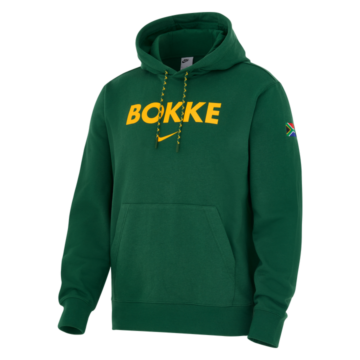 Felpa con cappuccio unisex Nike Springboks Bokke verde gola