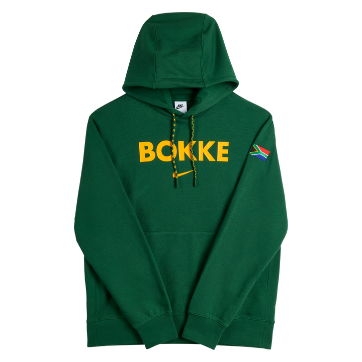 Felpa con cappuccio unisex Nike Springboks Bokke verde gola