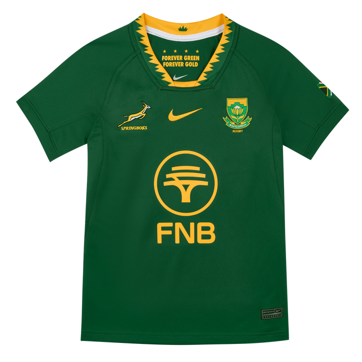 Maillot de rugby Nike Springboks Stadium Domicile pour enfant