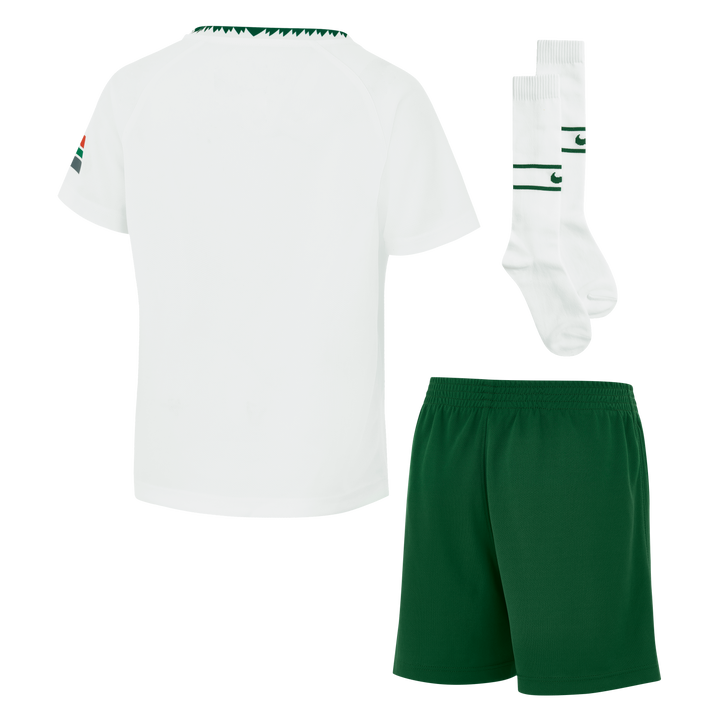 Kit da trasferta Nike Springboks Stadium per bambini, bianco