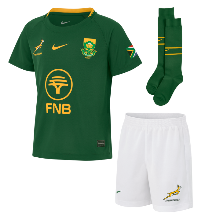Maillot domicile Nike Springboks pour petits enfants, vert gorge