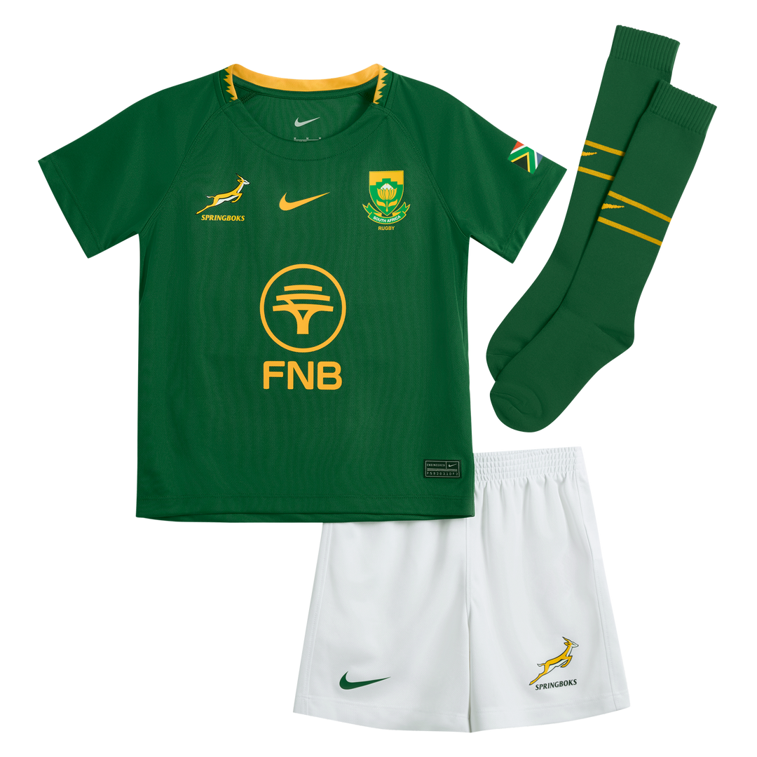Maillot domicile Nike Springboks pour petits enfants, vert gorge
