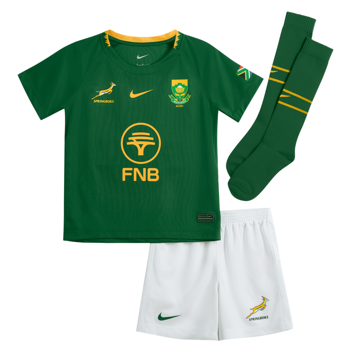 Maillot domicile Nike Springboks pour petits enfants, vert gorge