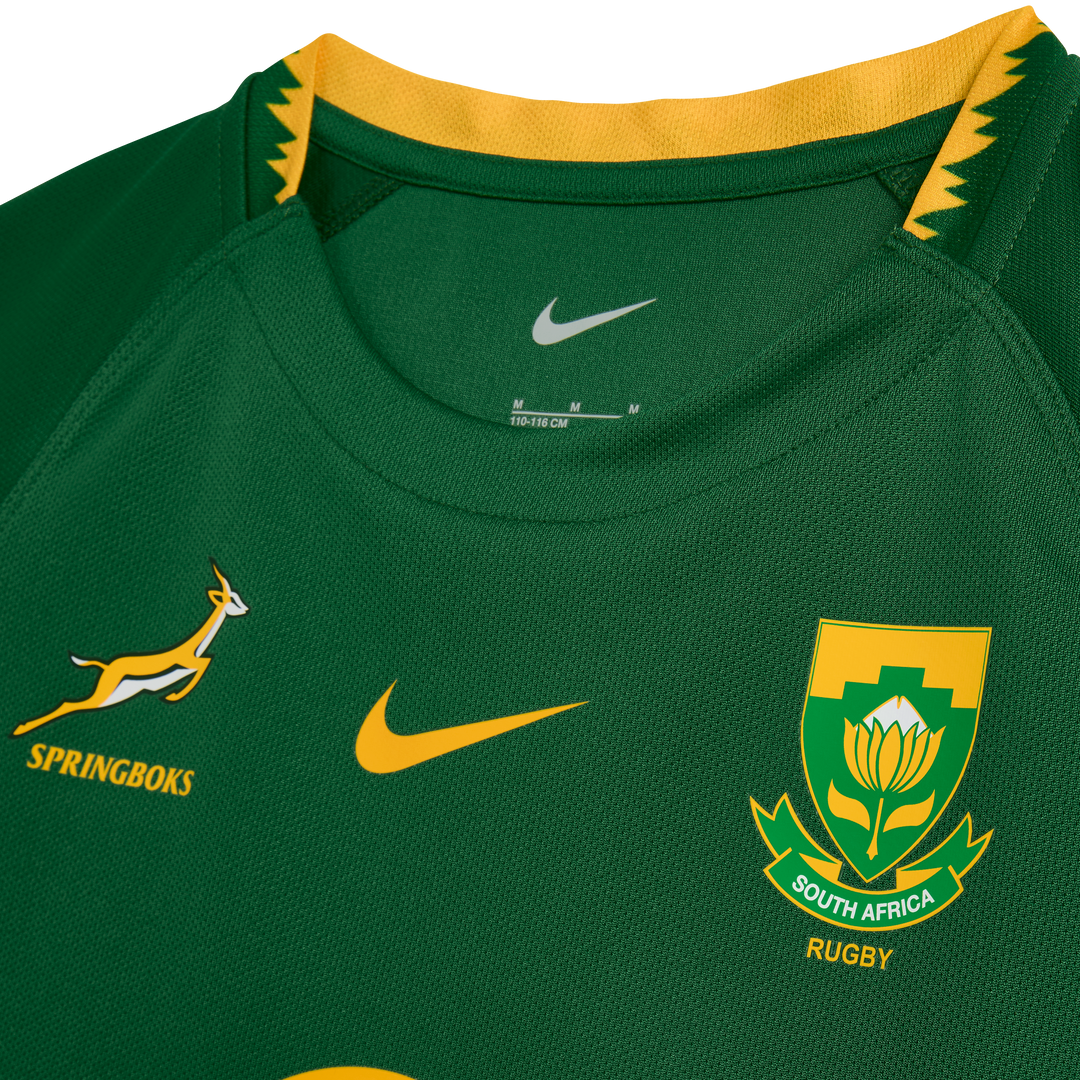 Maillot domicile Nike Springboks pour petits enfants, vert gorge